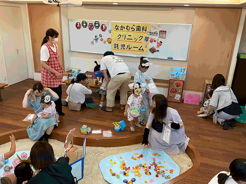 託児イベントによる子育て支援